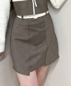 【リップサービス/LIP SERVICE】のLIP SERVICE/インナーショーパン付チェックスカート 人気、トレンドファッション・服の通販 founy(ファニー) ファッション Fashion レディースファッション Fashion for Women スカート Skirts おすすめ Recommended / Our Picks セットアップ Set-Up, Coordinated Outfit チェック Check, Plaid, Tartan バランス Balance, Style Balance フィット Fit, Slim Fit モノトーン Monotone, Black and White 無地 Plain, Solid Color thumbnail ブラウン|ID: prp329100004742844 ipo3291000000034273207
