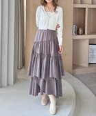 【クリア/clear】の無地 柄ランダムティアードロングスカート 人気、トレンドファッション・服の通販 founy(ファニー) ファッション Fashion レディースファッション Fashion for Women スカート Skirts ロングスカート Long Skirts / Maxi & Midi Skirts コーデュロイ Corduroy, Cord Fabric ショート Short, Short Length スウェット / スエット Sweatshirt, Sweatwear チェック Check, Plaid, Tartan ティアードスカート Tiered Skirt, Flounced Skirt 無地 Plain, Solid Color A/W・秋冬 Autumn/Winter thumbnail GYBE|ID: prp329100004742847 ipo3291000000034273220