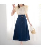 【ノエラ/Noela】のデニムフレアスカート インディゴ|ID: prp329100004742856 ipo3291000000034436491