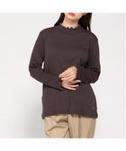 【クロコダイル/CROCODILE】の配色メローロック リブ カットソー ダークブラウン|ID: prp329100004742860 ipo3291000000034273285