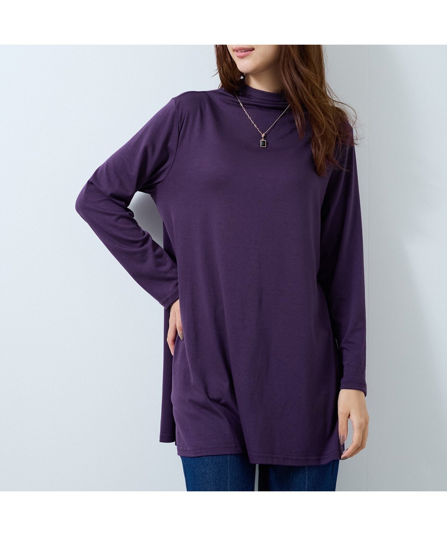 【ジャイロ/JAYRO】のボトルネックカットソープルオーバー インテリア・キッズ・メンズ・レディースファッション・服の通販 founy(ファニー) 　ファッション　Fashion　レディースファッション　Fashion for Women　トップス・カットソー　Cut & Sew Tops　カジュアルプルオーバー・ニットトップス　Pullovers & Knit Tops / Casual Pullovers　カットソー・ベーシックTシャツ　Cut-and-Sewn Tops / Stretch Tees & Basics　アクセサリー　Fashion Accessories　インナー　Innerwear　カットソー　Cut and Sewn Top　キャップ　Cap, Baseball Cap　シンプル　Simple, Minimal　パープル　Purple, Violet　ボトム　Bottoms, Lower Wear　ボトルネック　Bottle Neck, Mock Neck　ポケット　Pocket, Pocket Detail　パープル(50)|ID: prp329100004742864 ipo3291000000034273356