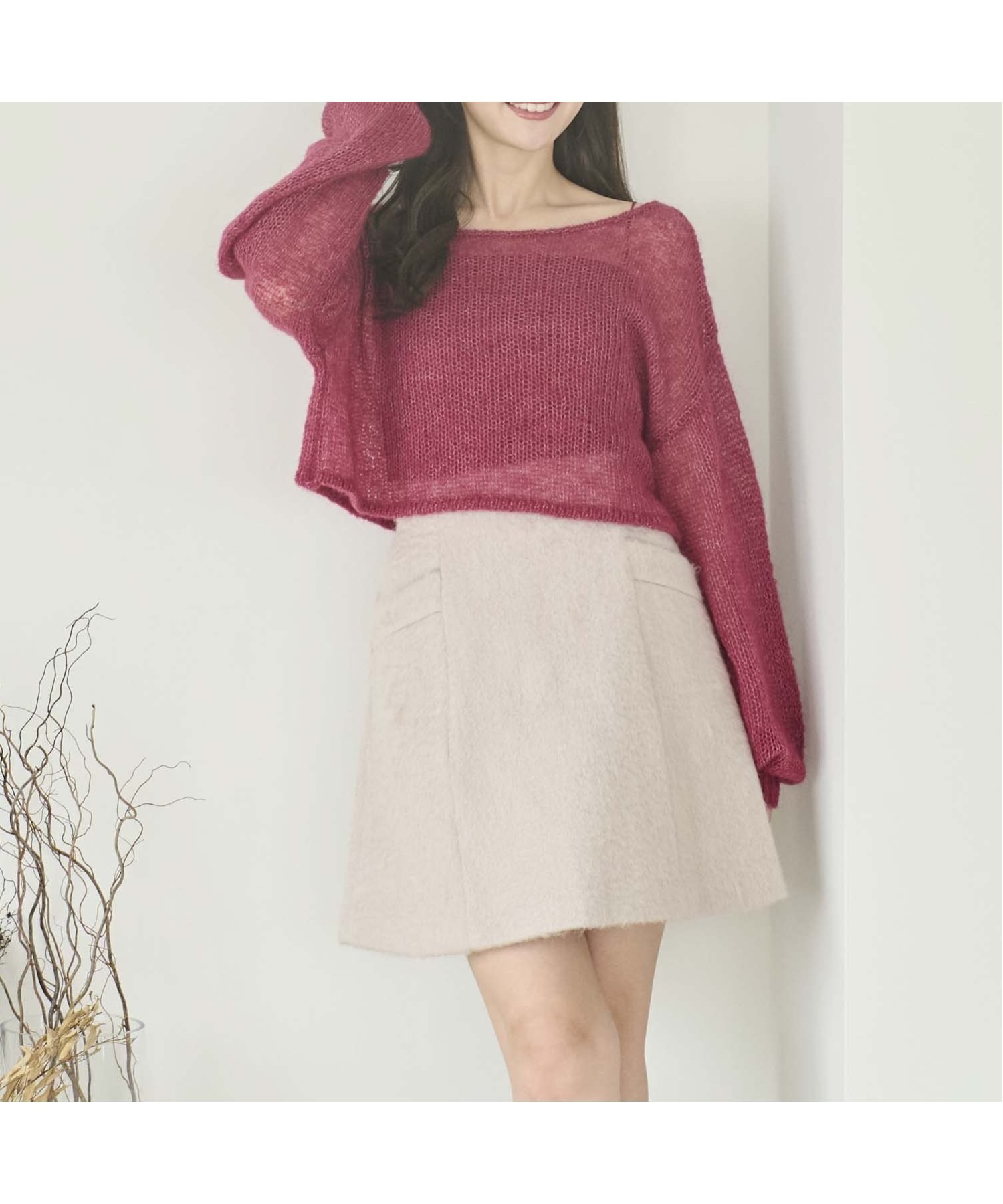 【ノエラ/Noela】のシャギーミニスカート インテリア・キッズ・メンズ・レディースファッション・服の通販 founy(ファニー) 　ファッション　Fashion　レディースファッション　Fashion for Women　スカート　Skirts　ミニスカート　Mini Skirts　おすすめ　Recommended / Our Picks　シンプル　Simple, Minimal　セットアップ　Set-Up, Coordinated Outfit　トレンド　Trend, Trending Now　ポケット　Pocket, Pocket Detail　ミニスカート　Mini Skirt, Short Skirt　ベージュ|ID: prp329100004742875 ipo3291000000034598217