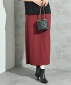 【インタープラネット/INTERPLANET】のウェーブジャガードナロースカート 人気、トレンドファッション・服の通販 founy(ファニー) ファッション Fashion レディースファッション Fashion for Women スカート Skirts カットソー Cut and Sewn Top スリット Slit, Slit Detail エレガント 上品 Elegant thumbnail ボルドー|ID: prp329100004742879 ipo3291000000034273501