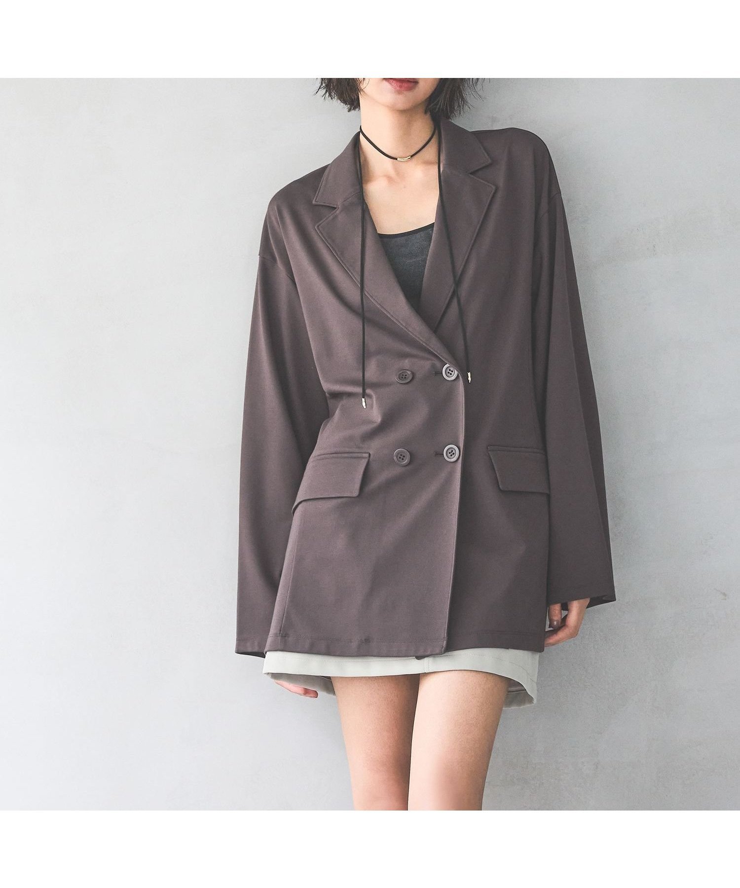 【ページボーイ/PAGEBOY】のポンチダブルテーラードジャケット 人気、トレンドファッション・服の通販 founy(ファニー) 　ファッション　Fashion　レディースファッション　Fashion for Women　アウター　Coat / Outerwear Collection　レディースジャケット・軽アウター　Jackets　テーラードジャケット / 通勤・きれいめスタイル　Tailored Jackets & Blazers　カーディガン　Cardigan, Knitwear　ショルダー　Shoulder, Shoulder Strap　ジャケット　Jacket, Outerwear　ダブル　Double, Double-Breasted　ドロップ　Drop Shoulder, Dropped Style　ポケット　Pocket, Pocket Detail　 other-1|ID: prp329100004742880 ipo3291000000034273502