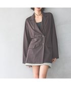 【ページボーイ/PAGEBOY】のポンチダブルテーラードジャケット 人気、トレンドファッション・服の通販 founy(ファニー) ファッション Fashion レディースファッション Fashion for Women アウター Coat / Outerwear Collection レディースジャケット・軽アウター Jackets テーラードジャケット / 通勤・きれいめスタイル Tailored Jackets & Blazers カーディガン Cardigan, Knitwear ショルダー Shoulder, Shoulder Strap ジャケット Jacket, Outerwear ダブル Double, Double-Breasted ドロップ Drop Shoulder, Dropped Style ポケット Pocket, Pocket Detail thumbnail ブラウン55|ID: prp329100004742880 ipo3291000000034273504