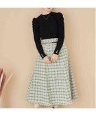 【ノエラ/Noela】の配色ベルトツイードスカート オフホワイト|ID: prp329100004742881 ipo3291000000034569021