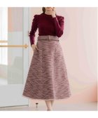 【ノエラ/Noela】の配色ベルトツイードスカート ピンク|ID: prp329100004742881 ipo3291000000034569023