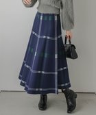 【ラジュール/Lajour】のジャガードニット チェック柄スカート 人気、トレンドファッション・服の通販 founy(ファニー) ファッション Fashion レディースファッション Fashion for Women スカート Skirts おすすめ Recommended / Our Picks エアリー Airy Texture クラシカル Classical, Vintage-Inspired シンプル Simple, Minimal ストレッチ Stretch, Stretchy Fabric チェック Check, Plaid, Tartan フレア Flare, Flared モダン Modern, Contemporary thumbnail ネイビー×グリーン|ID: prp329100004742895 ipo3291000000034999245