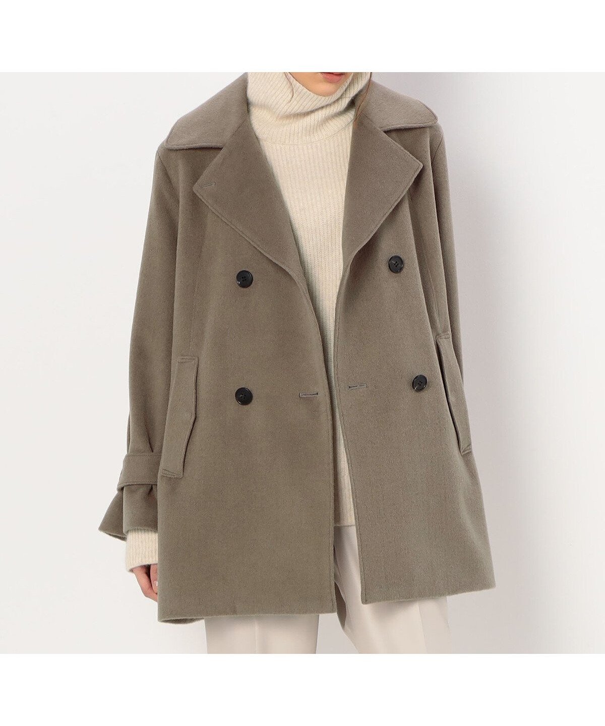 【コムサ/COMME CA】のアンゴラウール ピーコート 人気、トレンドファッション・服の通販 founy(ファニー) 　ファッション　Fashion　レディースファッション　Fashion for Women　アウター　Coat / Outerwear Collection　コート・ロングコート・ピーコート　Long Coats, Peacoats & More　アンゴラ　Angora Knitwear　エレガント 上品　Elegant　クラシカル　Classical, Vintage-Inspired　スリーブ　Sleeve, Long Sleeve / Short Sleeve　ドレープ　Drape, Draping Fabric　定番　Standard, Basic Item　フォルム　Silhouette, Form　ポケット　Pocket, Pocket Detail　ワイド　Wide, Wide Fit　 other-1|ID: prp329100004742900 ipo3291000000034273666