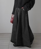 【ラジュール/Lajour】のAラインデニムスカート ウォッシュブラック|ID: prp329100004742906 ipo3291000000034598229