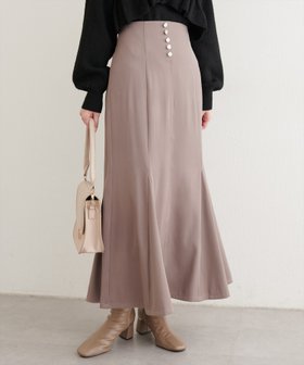 【ナチュラルクチュール/natural couture】の【WEB限定】フロント釦マーメイドスカート 人気、トレンドファッション・服の通販 founy(ファニー) ファッション Fashion レディースファッション Fashion for Women スカート Skirts エレガント 上品 Elegant カットソー Cut and Sewn Top クラシカル Classical, Vintage-Inspired シンプル Simple, Minimal ジャケット Jacket, Outerwear スニーカー Sneakers, Trainers ダウン Down, Puffer フェミニン Feminine, Girly フロント Front, Front Design マーメイド Mermaid, Fishtail Silhouette リラックス Relax, Relaxed Fit 再入荷 Restock / Back in Stock おすすめ Recommended / Our Picks 2025年 2025 2025-2026秋冬・A/W Autumn/Winter 2025–26 AW25–26 |ID:prp329100004742926