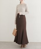 【ナチュラルクチュール/natural couture】の【WEB限定】フロント釦マーメイドスカート 人気、トレンドファッション・服の通販 founy(ファニー) ファッション Fashion レディースファッション Fashion for Women スカート Skirts エレガント 上品 Elegant カットソー Cut and Sewn Top クラシカル Classical, Vintage-Inspired シンプル Simple, Minimal ジャケット Jacket, Outerwear スニーカー Sneakers, Trainers ダウン Down, Puffer フェミニン Feminine, Girly フロント Front, Front Design マーメイド Mermaid, Fishtail Silhouette リラックス Relax, Relaxed Fit 再入荷 Restock / Back in Stock おすすめ Recommended / Our Picks 2025年 2025 2025-2026秋冬・A/W Autumn/Winter 2025–26 AW25–26 thumbnail ブラウン|ID: prp329100004742926 ipo3291000000034273904