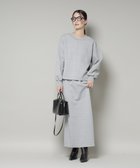 【ナノ ユニバース/nano universe】のジャガードカット セットアップ 人気、トレンドファッション・服の通販 founy(ファニー) ファッション Fashion レディースファッション Fashion for Women セットアップ Matching Sets ウォッシャブル Machine Washable カットソー Cut and Sewn Top スリット Slit, Slit Detail セットアップ Set-Up, Coordinated Outfit ベーシック Basic, Essential アウトレット Outlet / Clearance エレガント 上品 Elegant 2025年 2025 2025-2026秋冬・A/W Autumn/Winter 2025–26 AW25–26 thumbnail L.グレー1|ID: prp329100004742961 ipo3291000000034274206