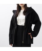 【ピンキーアンドダイアン/Pinky&Dianne】のウエストフレアダンボールフーディー 人気、トレンドファッション・服の通販 founy(ファニー) ファッション Fashion レディースファッション Fashion for Women シェイプ Shape, Slim Fit スタンダード Standard, Basic ストレッチ Stretch, Stretchy Fabric スピンドル Spindle, Drawcord フィット Fit, Slim Fit フェミニン Feminine, Girly フレア Flare, Flared フロント Front, Front Design ペプラム Peplum, Flared Hem ポケット Pocket, Pocket Detail リラックス Relax, Relaxed Fit thumbnail ブラック|ID: prp329100004742978 ipo3291000000034274312