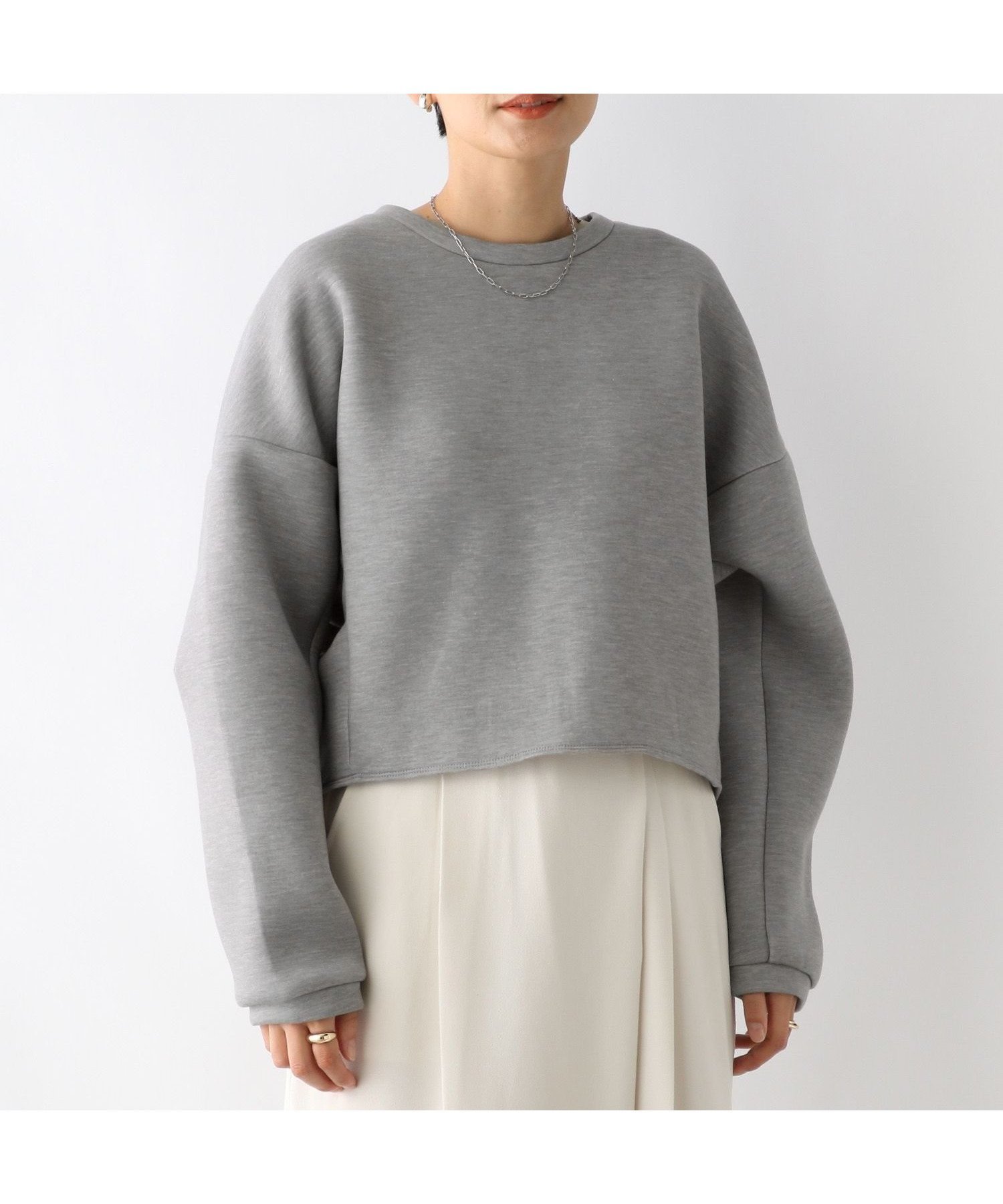 【レプシィム ローリーズファーム/LEPSIM LOWRYS FARM】のバックZIPプルオーバー インテリア・キッズ・メンズ・レディースファッション・服の通販 founy(ファニー) 　ファッション　Fashion　レディースファッション　Fashion for Women　トップス・カットソー　Cut & Sew Tops　カジュアルプルオーバー・ニットトップス　Pullovers & Knit Tops / Casual Pullovers　バッグ　Bags　おすすめ　Recommended / Our Picks　インナー　Innerwear　ショート　Short, Short Length　バランス　Balance, Style Balance　フォルム　Silhouette, Form　プリーツ　Pleats, Pleated　ボトム　Bottoms, Lower Wear　グレー15|ID: prp329100004743021 ipo3291000000034274596
