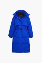 【デシグアル/Desigual】のベルト付きロング中綿ジャケット ブルー/5036|ID: prp329100004743024 ipo3291000000034472055