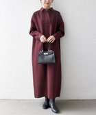 【シップス フォー ウィメン/SHIPS】のSHIPS any 洗濯機可能 サージ スキッパー シャツ ワンピース ワイン|ID: prp329100004743025 ipo3291000000034787647