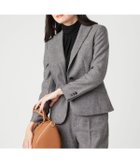 【ニューヨーカー/NEWYORKER】のストレッチホームスパン ピークドラペル1釦ジャケット 人気、トレンドファッション・服の通販 founy(ファニー) ファッション Fashion レディースファッション Fashion for Women アウター Coat / Outerwear Collection レディースジャケット・軽アウター Jackets オケージョン Occasion Wear 秋 Autumn コンパクト Compact, Small Size ジャケット Jacket, Outerwear ストレッチ Stretch, Stretchy Fabric スマート Smart, Elegant セットアップ Set-Up, Coordinated Outfit ベーシック Basic, Essential ポケット Pocket, Pocket Detail A/W・秋冬 Autumn/Winter エレガント 上品 Elegant ビジネス 仕事 通勤 Business / Work / Commuting thumbnail グレー|ID: prp329100004743046 ipo3291000000034274744
