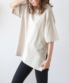 【ラジュール/Lajour】のワンポイントロゴTシャツ ベージュ|ID: prp329100004743078 ipo3291000000034274982