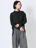 【タカキュー/TAKA-Q】のレギュラーカラー プルオーバーチュニック 【25SS】 長袖 レディース シャツ カットソー トップス ブラウス カジュアル インナー ビジネス ギフト プレゼント 05黒|ID: prp329100004743152 ipo3291000000034275392