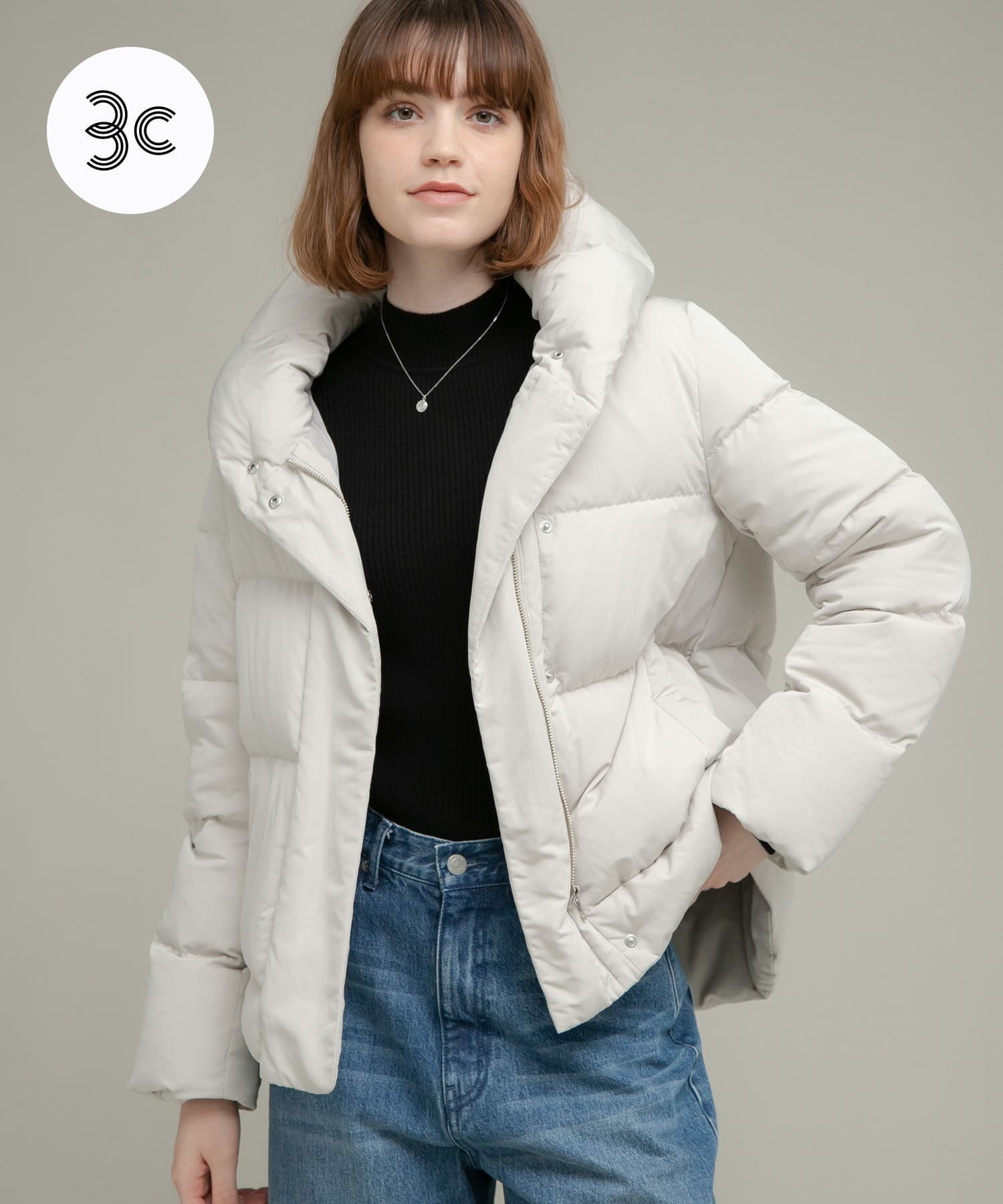 【サニーレーベル/Sonny Label / URBAN RESEARCH】の『WEB限定』撥水ショールカラーミディコート インテリア・キッズ・メンズ・レディースファッション・服の通販 founy(ファニー) ファッション Fashion レディースファッション Fashion for Women アウター Coat / Outerwear Collection コート・ロングコート・ピーコート Long Coats, Peacoats & More インナー Innerwear ショール Shawl, Wrap ダウン Down, Puffer 定番 Standard, Basic Item フェザー Feather, Feather Detail マフラー Scarf, Muffler 冬 Winter / This Winter A/W・秋冬 Autumn/Winter おすすめ Recommended / Our Picks 2025年 2025 2025-2026秋冬・A/W Autumn/Winter 2025–26 AW25–26 ライトグレー|ID: prp329100004743155 ipo3291000000034790280