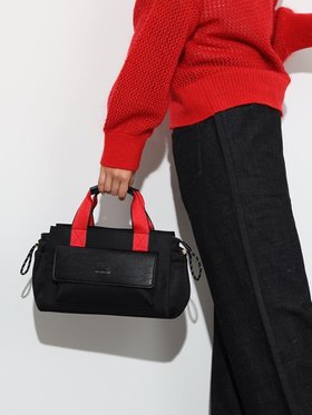 【ラシュッド/LASUD】の2WAYカラーハンドルバッグ 人気、トレンドファッション・服の通販 founy(ファニー) ファッション Fashion レディースファッション Fashion for Women バッグ Bags おすすめ Recommended / Our Picks ショルダー Shoulder, Shoulder Strap スマホ Smartphone, Mobile Device トレンド Trend, Trending Now フォルム Silhouette, Form フロント Front, Front Design ポケット Pocket, Pocket Detail 手帳 Planner, Notebook 財布 Wallet, Purse |ID:prp329100004743179