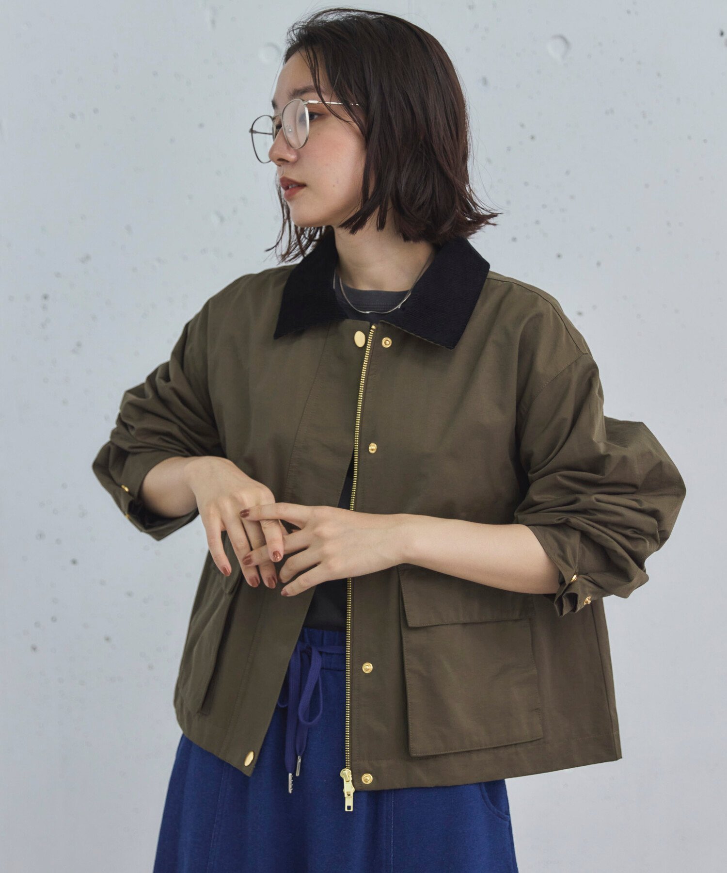 【ドゥ アルシーヴ/Doux archives】のハンティングジャケット インテリア・キッズ・メンズ・レディースファッション・服の通販 founy(ファニー) 　ファッション　Fashion　レディースファッション　Fashion for Women　アウター　Coat / Outerwear Collection　レディースジャケット・軽アウター　Jackets　コーデュロイ　Corduroy, Cord Fabric　ジャケット　Jacket, Outerwear　バランス　Balance, Style Balance　ポケット　Pocket, Pocket Detail　マニッシュ　Mannish, Boyish　KHAKI|ID: prp329100004743211 ipo3291000000034276001