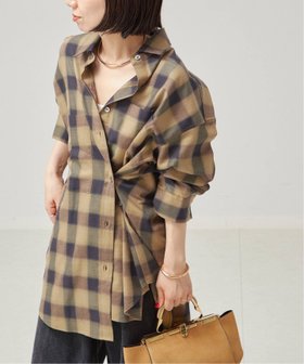【ジャーナルスタンダード レサージュ/journal standard L'essage】のチェックシャツ 人気、トレンドファッション・服の通販 founy(ファニー) ファッション Fashion レディースファッション Fashion for Women トップス・カットソー Cut & Sew Tops シャツ・ブラウス・オフィスカジュアル Elegant Blouses & Button-Ups 2025年 2025 2025-2026秋冬・A/W Autumn/Winter 2025–26 AW25–26 チェック Check, Plaid, Tartan フロント Front, Front Design |ID:prp329100004743255