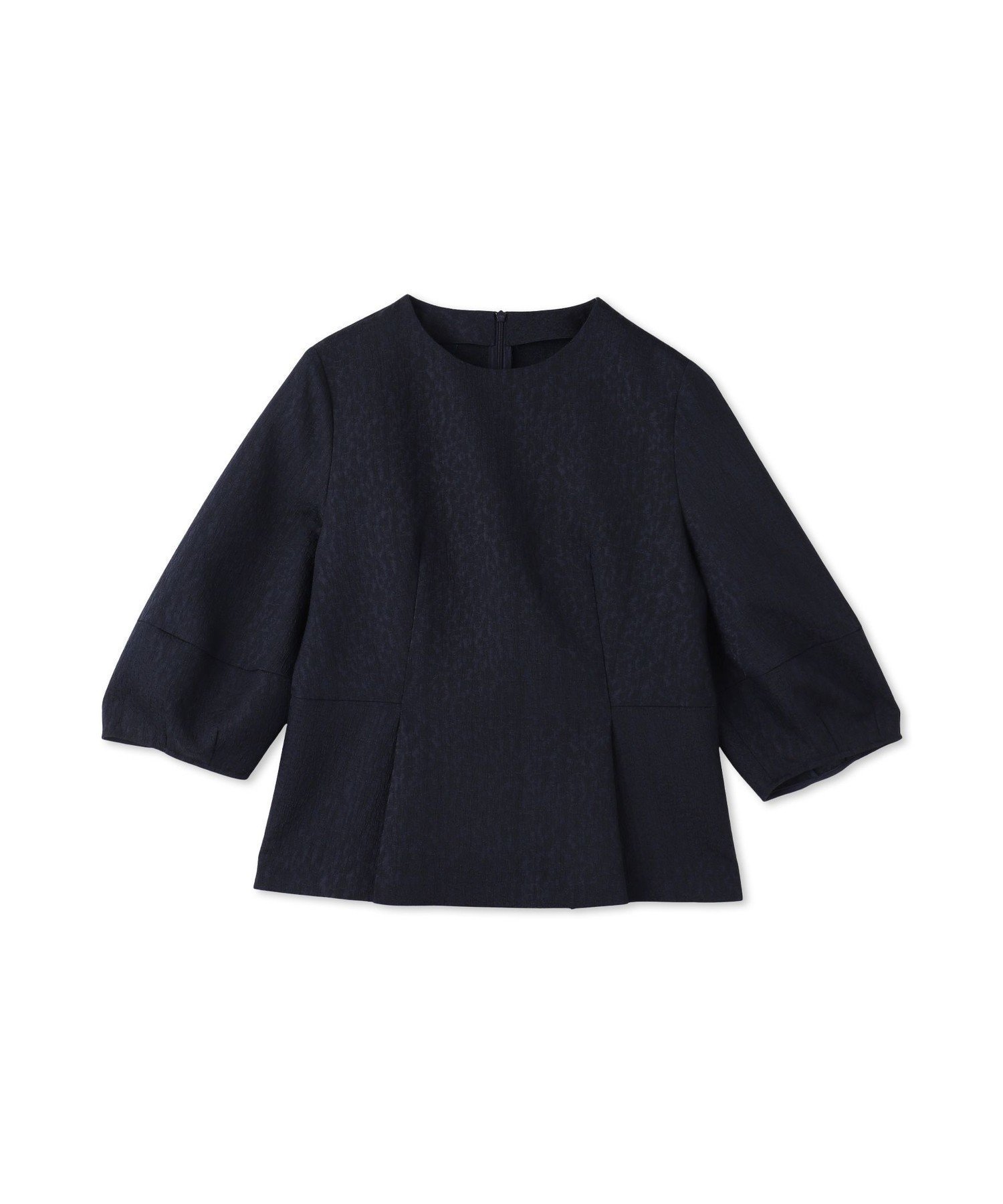 【ロートレ アモン/LAUTRE AMONT】のフォルムスリーブ ジャガードブラウス≪手洗い可能≫ 人気、トレンドファッション・服の通販 founy(ファニー) 　ファッション　Fashion　レディースファッション　Fashion for Women　トップス・カットソー　Cut & Sew Tops　シャツ・ブラウス・オフィスカジュアル　Elegant Blouses & Button-Ups　エアリー　Airy Texture　春　Spring　シンプル　Simple, Minimal　スリーブ　Sleeve, Long Sleeve / Short Sleeve　テクスチャー　Texture, Textured Fabric　フォルム　Silhouette, Form　S/S・春夏　SS, Spring/Summer, Warm Season　夏　Summer　エレガント 上品　Elegant　ビジネス 仕事 通勤　Business / Work / Commuting　2025年　2025　2025春夏・S/S　Spring/Summer 2025 SS25　 other-1|ID: prp329100004743262 ipo3291000000034276458