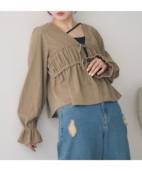 【レトロガール/RETRO GIRL】のコーデュロイギャザーBL 人気、トレンドファッション・服の通販 founy(ファニー) ファッション Fashion レディースファッション Fashion for Women キャミワンピース Cami Dress, Slip Dress ギャザー Gathered, Ruffled コーデュロイ Corduroy, Cord Fabric シャーリング Shirring, Ruched スリーブ Sleeve, Long Sleeve / Short Sleeve デニム Denim, Jeans Material トレンド Trend, Trending Now フロント Front, Front Design ベーシック Basic, Essential ボトム Bottoms, Lower Wear マーメイド Mermaid, Fishtail Silhouette リボン Ribbon, Bow エレガント 上品 Elegant 夏 Summer 秋 Autumn |ID:prp329100004743285