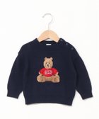 【ギャップ/GAP / KIDS】のグラフィック クルーネックセーター (幼児・ベビー) NAVY_UNIFORM|ID: prp329100004743300 ipo3291000000034276787