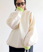 【ノッチ/notch】の【 notch. by yui 】バイカラージャガードニット 人気、トレンドファッション・服の通販 founy(ファニー) ファッション Fashion レディースファッション Fashion for Women トップス・カットソー Cut & Sew Tops ニット Knit Tops & Sweaters コラボ Collaboration, Collab シンプル Simple, Minimal デニム Denim, Jeans Material 人気 Popular, Best Seller ビッグ Big, Oversized リラックス Relax, Relaxed Fit ワイド Wide, Wide Fit 2025年 2025 2025-2026秋冬・A/W Autumn/Winter 2025–26 AW25–26 thumbnail オフホワイト|ID: prp329100004743314 ipo3291000000034606894