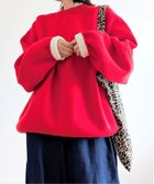 【ノッチ/notch】の【 notch. by yui 】バイカラージャガードニット 人気、トレンドファッション・服の通販 founy(ファニー) ファッション Fashion レディースファッション Fashion for Women トップス・カットソー Cut & Sew Tops ニット Knit Tops & Sweaters コラボ Collaboration, Collab シンプル Simple, Minimal デニム Denim, Jeans Material 人気 Popular, Best Seller ビッグ Big, Oversized リラックス Relax, Relaxed Fit ワイド Wide, Wide Fit 2025年 2025 2025-2026秋冬・A/W Autumn/Winter 2025–26 AW25–26 thumbnail レッド|ID: prp329100004743314 ipo3291000000034606897