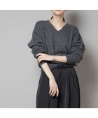 【ナノ ユニバース/nano universe】のウォッシャブルフォックスVネックニットプルオーバー チャコール3|ID: prp329100004743347 ipo3291000000034937734