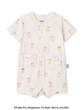 【ジェラート ピケ/gelato pique / KIDS】の【ドラえもん】【ベビー】総柄ロンパース 人気、トレンドファッション・服の通販 founy(ファニー) ファッション Fashion キッズファッション Fashion for Kids ベビー Baby, Babywear ロンパース Romper, Jumpsuit |ID:prp329100004743357