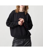 【ビューティ&ユース ユナイテッドアローズ/BEAUTY&YOUTH / UNITED ARROWS】の6(ROKU) コットンウラケ カラーステッチ クルーネック プルオーバー 25SS 人気、トレンドファッション・服の通販 founy(ファニー) ファッション Fashion レディースファッション Fashion for Women トップス・カットソー Cut & Sew Tops カジュアルプルオーバー・ニットトップス Pullovers & Knit Tops / Casual Pullovers 2025年 2025 2025春夏・S/S Spring/Summer 2025 SS25 ベーシック Basic, Essential モノトーン Monotone, Black and White thumbnail BLACK|ID: prp329100004743364 ipo3291000000034843974