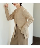 【セレクトモカ/SELECT MOCA】のカラーリンキングカーディガン 人気、トレンドファッション・服の通販 founy(ファニー) ファッション Fashion レディースファッション Fashion for Women トップス・カットソー Cut & Sew Tops カーディガン・羽織り Layered Style Cardigans カーディガン Cardigan, Knitwear ワイド Wide, Wide Fit エレガント 上品 Elegant thumbnail ベージュ-200|ID: prp329100004743366 ipo3291000000034277525