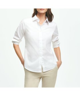 【ブルックス ブラザーズ/Brooks Brothers】のノンアイロン スーピマコットンストレッチ ドレスシャツ Fitted Fit 人気、トレンドファッション・服の通販 founy(ファニー) ファッション Fashion レディースファッション Fashion for Women トップス・カットソー Cut & Sew Tops シャツ・ブラウス・オフィスカジュアル Elegant Blouses & Button-Ups ワンピース Dresses フォーマル・パーティードレス・結婚式用ドレス Elegant & Casual Dresses カッティング Cutting Detail シェイプ Shape, Slim Fit スタイリッシュ Stylish, Fashionable ストレッチ Stretch, Stretchy Fabric トレンド Trend, Trending Now ドレス Dress, One-Piece 長袖 Long Sleeve, Full Sleeve フィット Fit, Slim Fit フォルム Silhouette, Form フレンチ French, French Style ポケット Pocket, Pocket Detail |ID:prp329100004743368