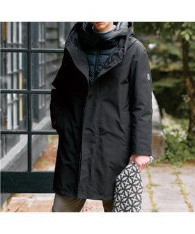 【ドレステリア/DRESSTERIOR / MEN】の3WAY ダウンコート 人気、トレンドファッション・服の通販 founy(ファニー) ファッション Fashion メンズファッション Fashion for Men インナー Innerwear 軽量 Lightweight, Ultra Light ショート Short, Short Length スマート Smart, Elegant ダウン Down, Puffer バランス Balance, Style Balance ミドル Middle Length, Mid Height ミリタリー Military, Army Style 冬 Winter / This Winter エレガント 上品 Elegant |ID:prp329100004743381