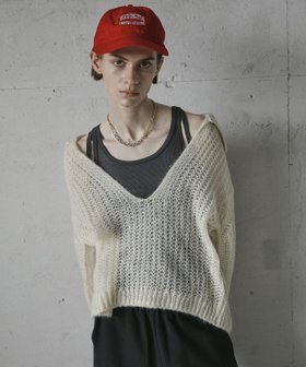 【ガレージ オブ グッド クロージング/GARAGE OF GOOD CLOTHING】のモヘア混襟付きシアープルオーバー 人気、トレンドファッション・服の通販 founy(ファニー) ファッション Fashion レディースファッション Fashion for Women トップス・カットソー Cut & Sew Tops カジュアルプルオーバー・ニットトップス Pullovers & Knit Tops / Casual Pullovers おすすめ Recommended / Our Picks インナー Innerwear カットソー Cut and Sewn Top シアー Sheer, See-Through タンク Tank Top, Sleeveless Top ポケット Pocket, Pocket Detail |ID:prp329100004743390