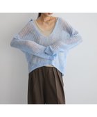 【ガレージ オブ グッド クロージング/GARAGE OF GOOD CLOTHING】のモヘア混襟付きシアープルオーバー 人気、トレンドファッション・服の通販 founy(ファニー) ファッション Fashion レディースファッション Fashion for Women トップス・カットソー Cut & Sew Tops カジュアルプルオーバー・ニットトップス Pullovers & Knit Tops / Casual Pullovers おすすめ Recommended / Our Picks インナー Innerwear カットソー Cut and Sewn Top シアー Sheer, See-Through タンク Tank Top, Sleeveless Top ポケット Pocket, Pocket Detail thumbnail サックスブルー|ID: prp329100004743390 ipo3291000000034277808