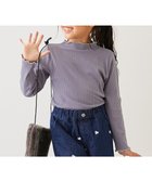 【デビロック/devirock / KIDS】のメロウリブ長袖Tシャツ ロンT トップス 25AW Gバイオレット|ID: prp329100004743391 ipo3291000000034490464