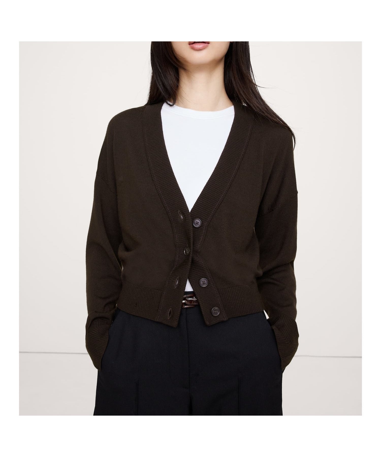 【バナナ リパブリック/BANANA REPUBLIC】のメリノ カーディガン インテリア・キッズ・メンズ・レディースファッション・服の通販 founy(ファニー) 　ファッション　Fashion　レディースファッション　Fashion for Women　トップス・カットソー　Cut & Sew Tops　カーディガン・羽織り　Layered Style Cardigans　カーディガン　Cardigan, Knitwear　ベーシック　Basic, Essential　冬　Winter / This Winter　GANACHE|ID: prp329100004743395 ipo3291000000034277877