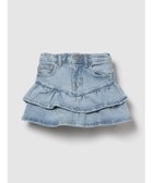 【ギャップ/GAP / KIDS】のデニム ラッフルヘム スカート(幼児・べビー) 人気、トレンドファッション・服の通販 founy(ファニー) ファッション Fashion キッズファッション Fashion for Kids デニム Denim, Jeans Material thumbnail MEDIUM_WASH|ID: prp329100004743400 ipo3291000000034277933