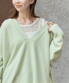【ジャーナルスタンダード/JOURNAL STANDARD】の【2025FW 新作】MUSIC DEEP V ルーズプルオーバー 人気、トレンドファッション・服の通販 founy(ファニー) ファッション Fashion レディースファッション Fashion for Women トップス・カットソー Cut & Sew Tops カジュアルプルオーバー・ニットトップス Pullovers & Knit Tops / Casual Pullovers ジャケット Jacket, Outerwear ポンチョ Poncho, Cape Style 定番 Standard, Basic Item thumbnail グリーン D|ID: prp329100004743417 ipo3291000000034278120
