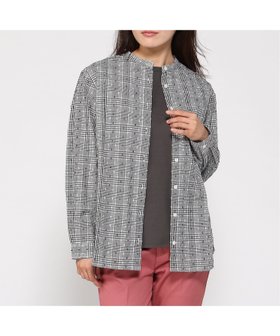 【クロコダイル/CROCODILE】のスタンドカラー ブラウス 人気、トレンドファッション・服の通販 founy(ファニー) ファッション Fashion レディースファッション Fashion for Women トップス・カットソー Cut & Sew Tops シャツ・ブラウス・オフィスカジュアル Elegant Blouses & Button-Ups スタンド Stand Collar, Upright Stand スラックス Slacks, Dress Pants デニム Denim, Jeans Material ベーシック Basic, Essential |ID:prp329100004743422