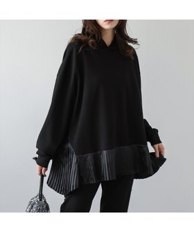 【ラジュール/Lajour】のプリーツヘムパーカー 人気、トレンドファッション・服の通販 founy(ファニー) ファッション Fashion レディースファッション Fashion for Women トップス・カットソー Cut & Sew Tops レディースパーカー・カジュアルフーディー Casual Hoodies & Sweatshirts とろみ Fluid, Flowy Fabric なめらか Smooth, Silky Texture バランス Balance, Style Balance パーカー Hoodie, Parka プリーツ Pleats, Pleated エレガント 上品 Elegant |ID:prp329100004743443