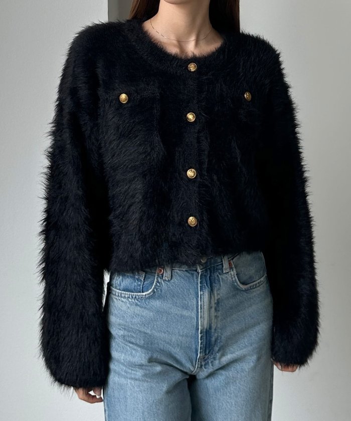 【ジュノア/JUNOAH】のLouere シャギーニットカーディガン インテリア・キッズ・メンズ・レディースファッション・服の通販 founy(ファニー) https://founy.com/ ファッション Fashion レディースファッション Fashion for Women トップス・カットソー Cut & Sew Tops ニット Knit Tops & Sweaters カーディガン・羽織り Layered Style Cardigans |ID: prp329100004743469 ipo3291000000034278642