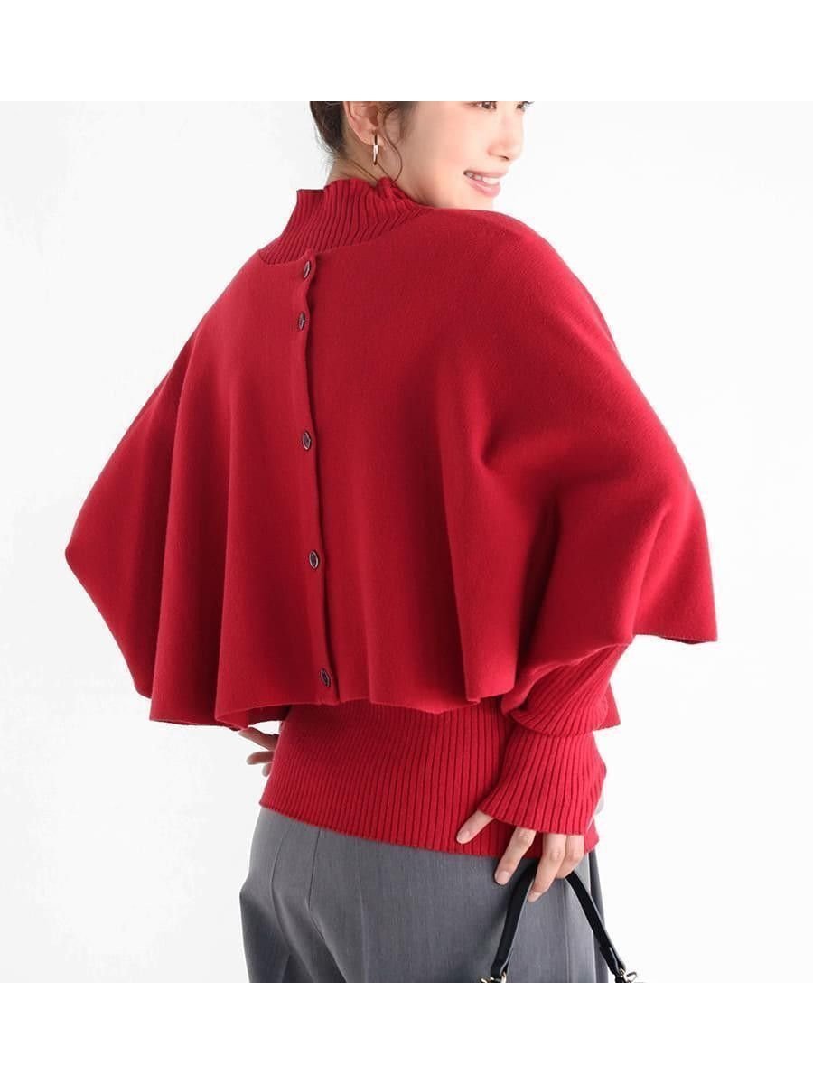 【ヴァン/Vin】のケープハイネックニットアンサンブル 人気、トレンドファッション・服の通販 founy(ファニー) ファッション Fashion レディースファッション Fashion for Women トップス・カットソー Cut & Sew Tops ニット Knit Tops & Sweaters アンサンブルニット Knit Ensembles & Twin Sets おすすめ Recommended / Our Picks アンサンブル Ensemble Set カーディガン Cardigan, Knitwear シンプル Simple, Minimal A/W・秋冬 Autumn/Winter other-1|ID: prp329100004743475 ipo3291000000034870943