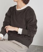 【イエナ/IENA】のベロアスウェット 人気、トレンドファッション・服の通販 founy(ファニー) ファッション Fashion レディースファッション Fashion for Women トップス・カットソー Cut & Sew Tops レディースパーカー・カジュアルフーディー Casual Hoodies & Sweatshirts スウェット・クルーネックトップス Sweatshirts & Crewnecks / Relaxed Fit Sweat Tops ベロアトップス Velour Tops / Velvet-Look Items 2025年 2025 2025-2026秋冬・A/W Autumn/Winter 2025–26 AW25–26 コンパクト Compact, Small Size バランス Balance, Style Balance ボトム Bottoms, Lower Wear エレガント 上品 Elegant 別注 Limited Edition, Custom Order 秋 Autumn thumbnail ブラウン|ID: prp329100004743493 ipo3291000000034278887
